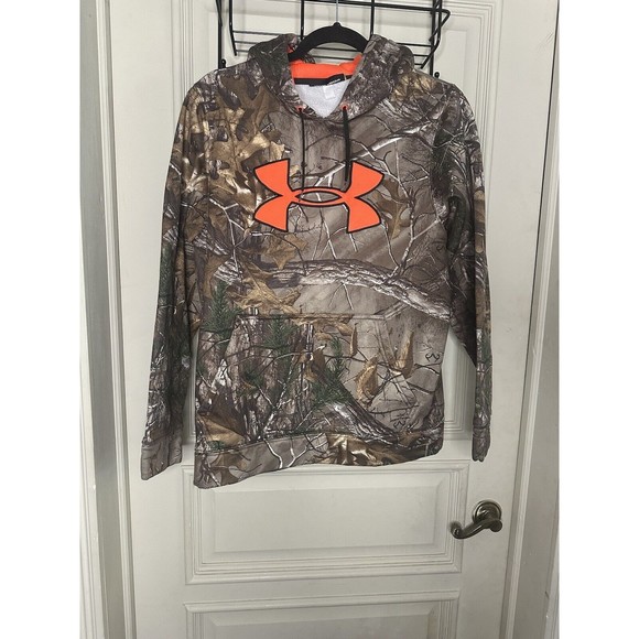 Under Armour Hoodie RealTree Camo Womens Small Pullover Hunting Fishing - Picture 1 of 3